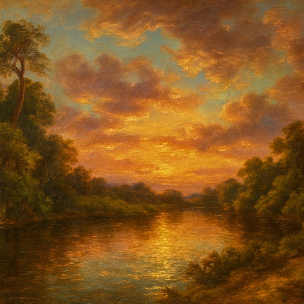 Sunset Over Stillness