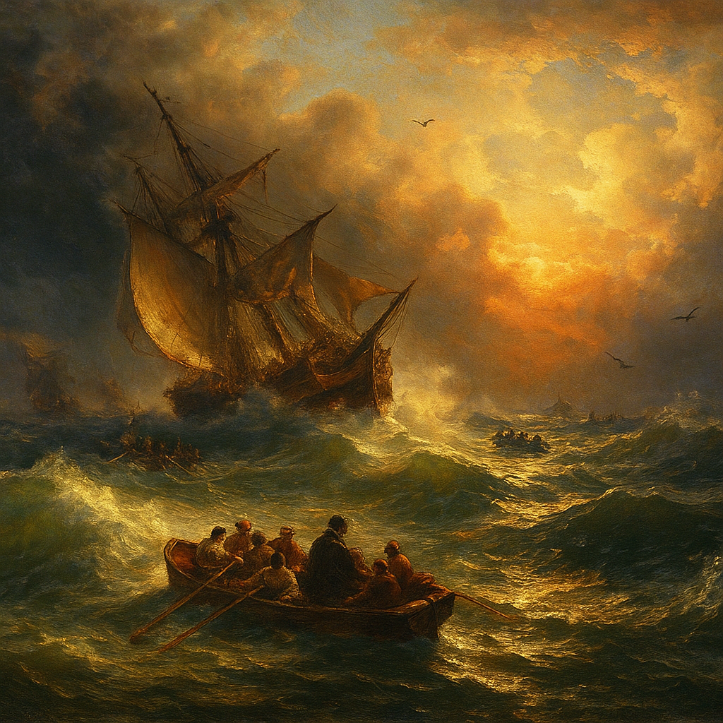 Shipwreck in a Storm
