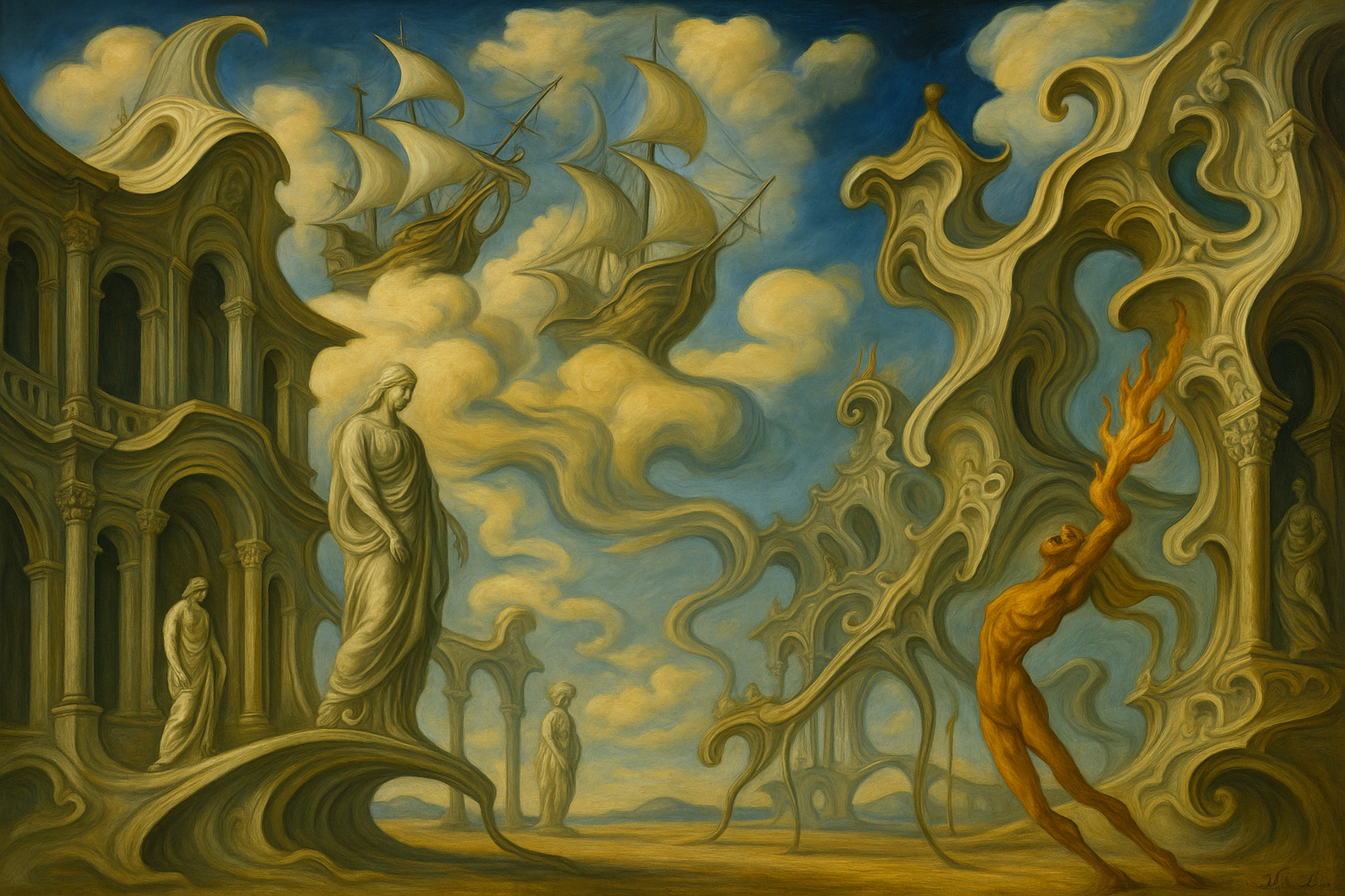 Baroque Illusions - digital painting