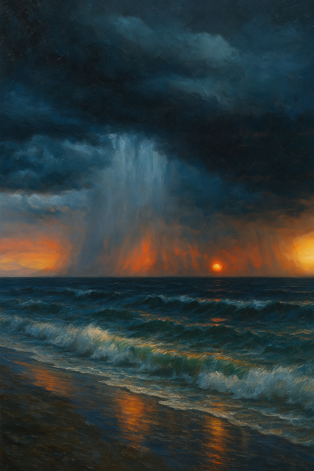 Storm Over the Sea