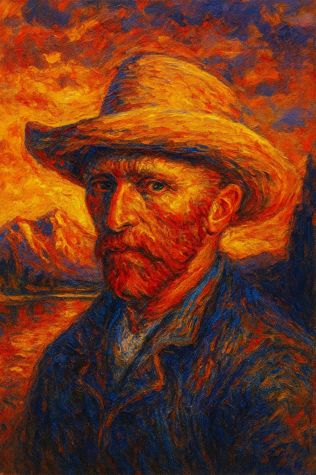 Ван Гог в сиянии заката / Van Gogh in Sunset Glow
