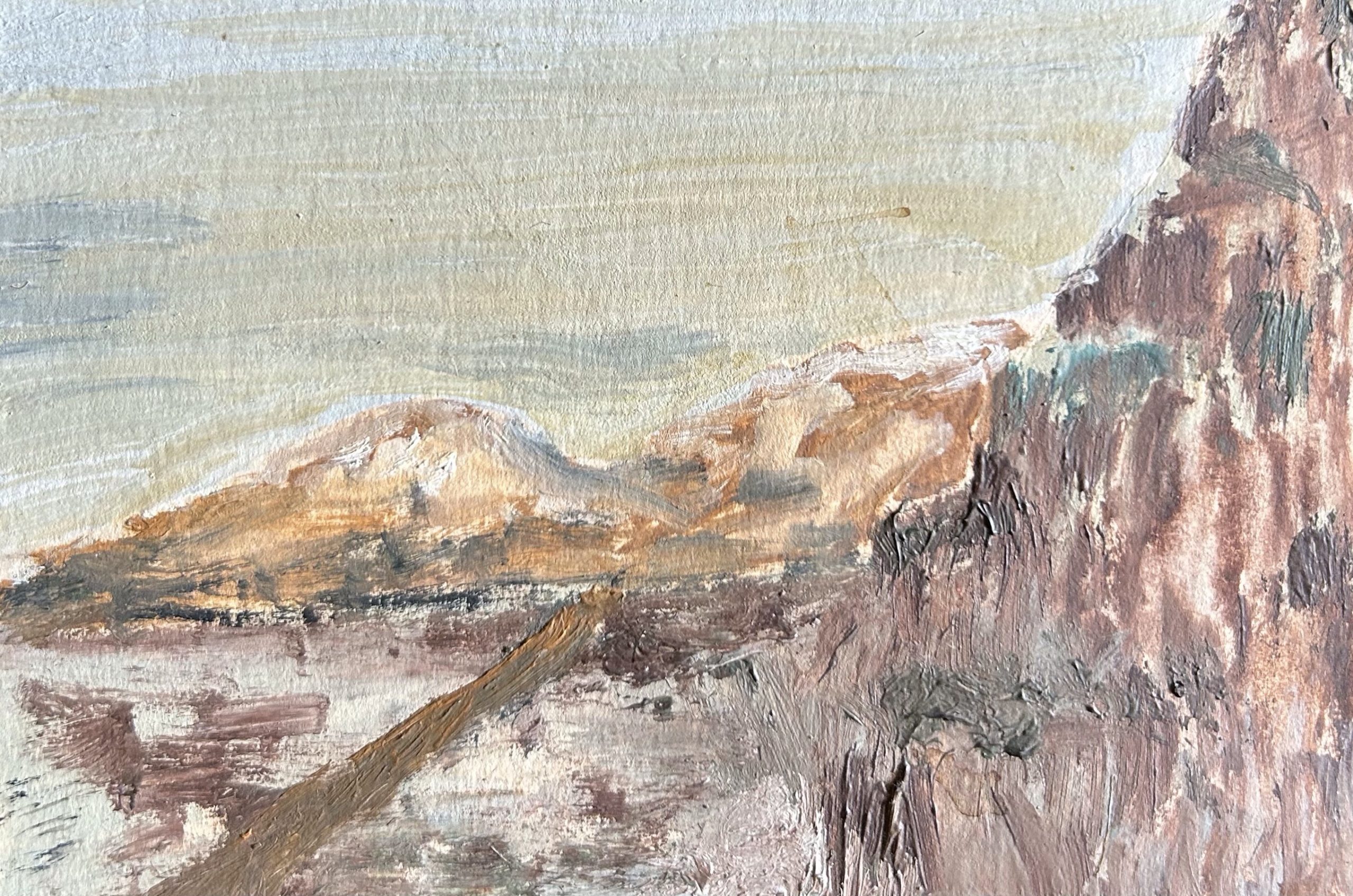 Study of Silence — small oil sketch