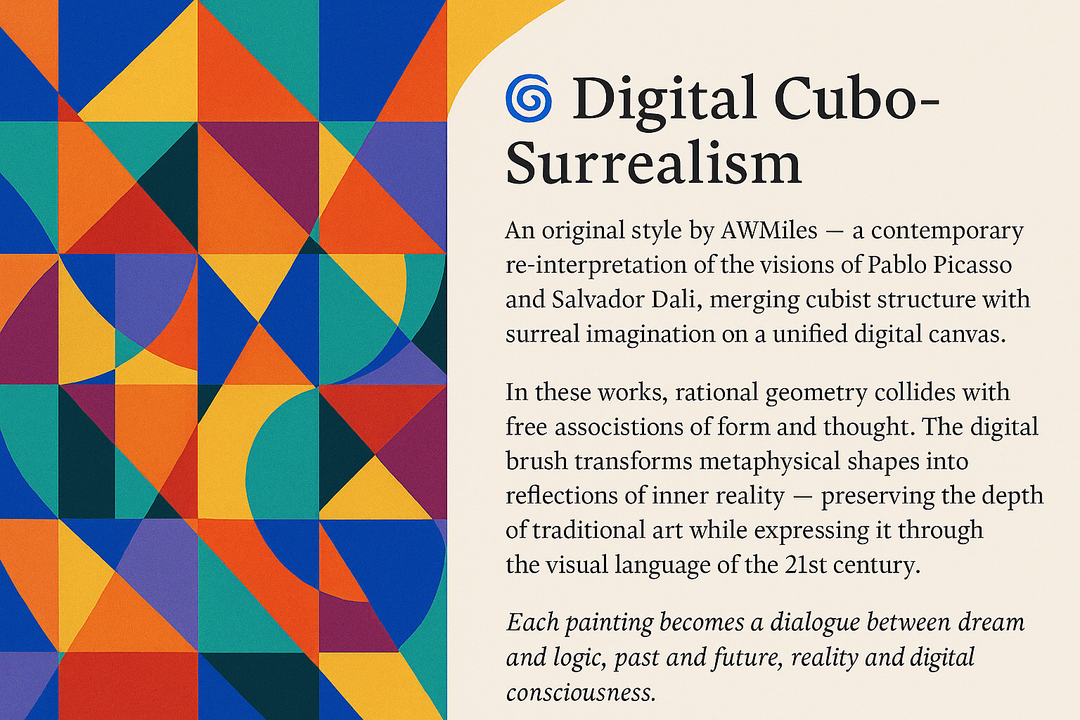 Digital Cubo-Surrealism by AWMiles